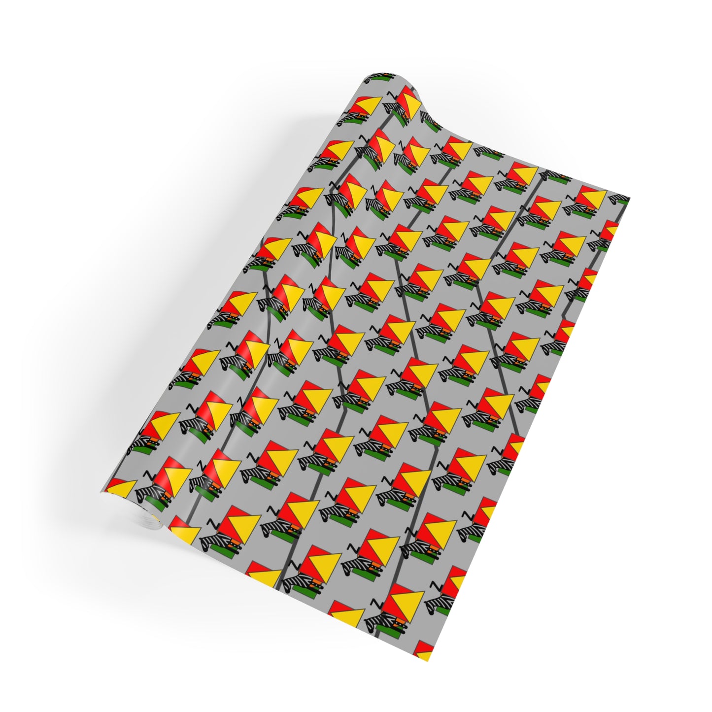Zebra Alphabet Gift Wrapping Paper Rolls, 1pc