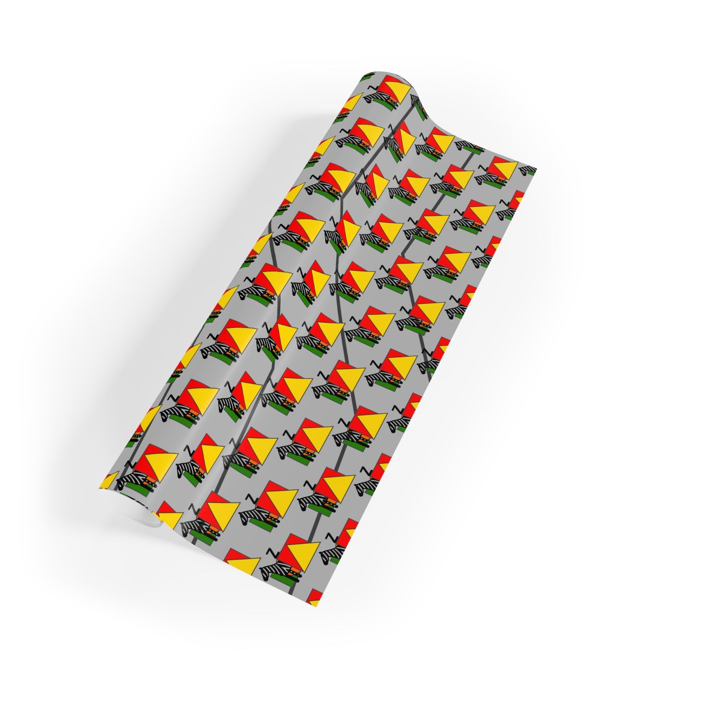 Zebra Alphabet Gift Wrapping Paper Rolls, 1pc